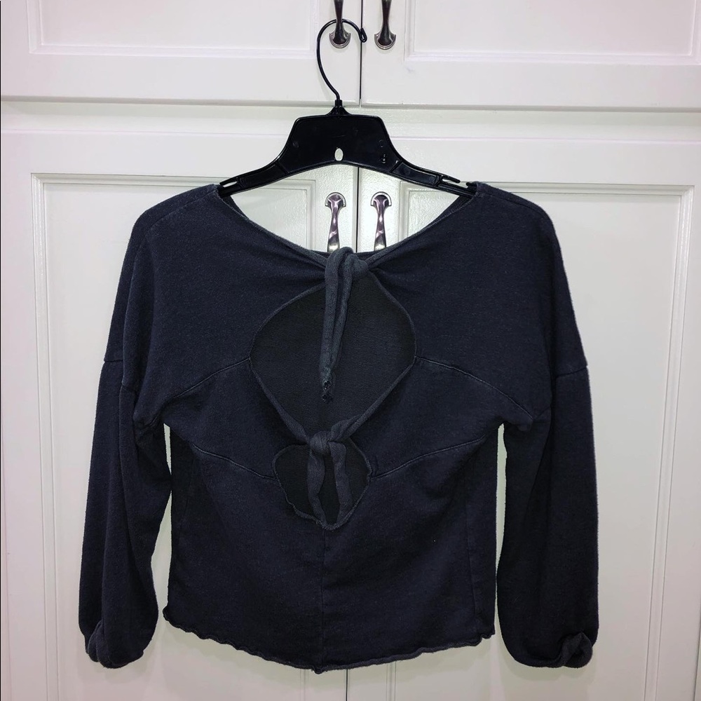 Lucky Brand Cropped Sweatshirt